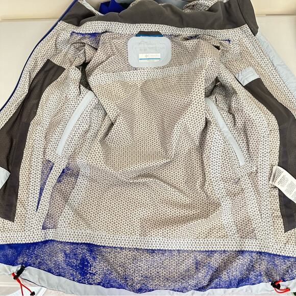 Columbia Women’s Compounder Shell Jacket Size XS Blue Waterproof Windbreaker - Picture 13 of 16